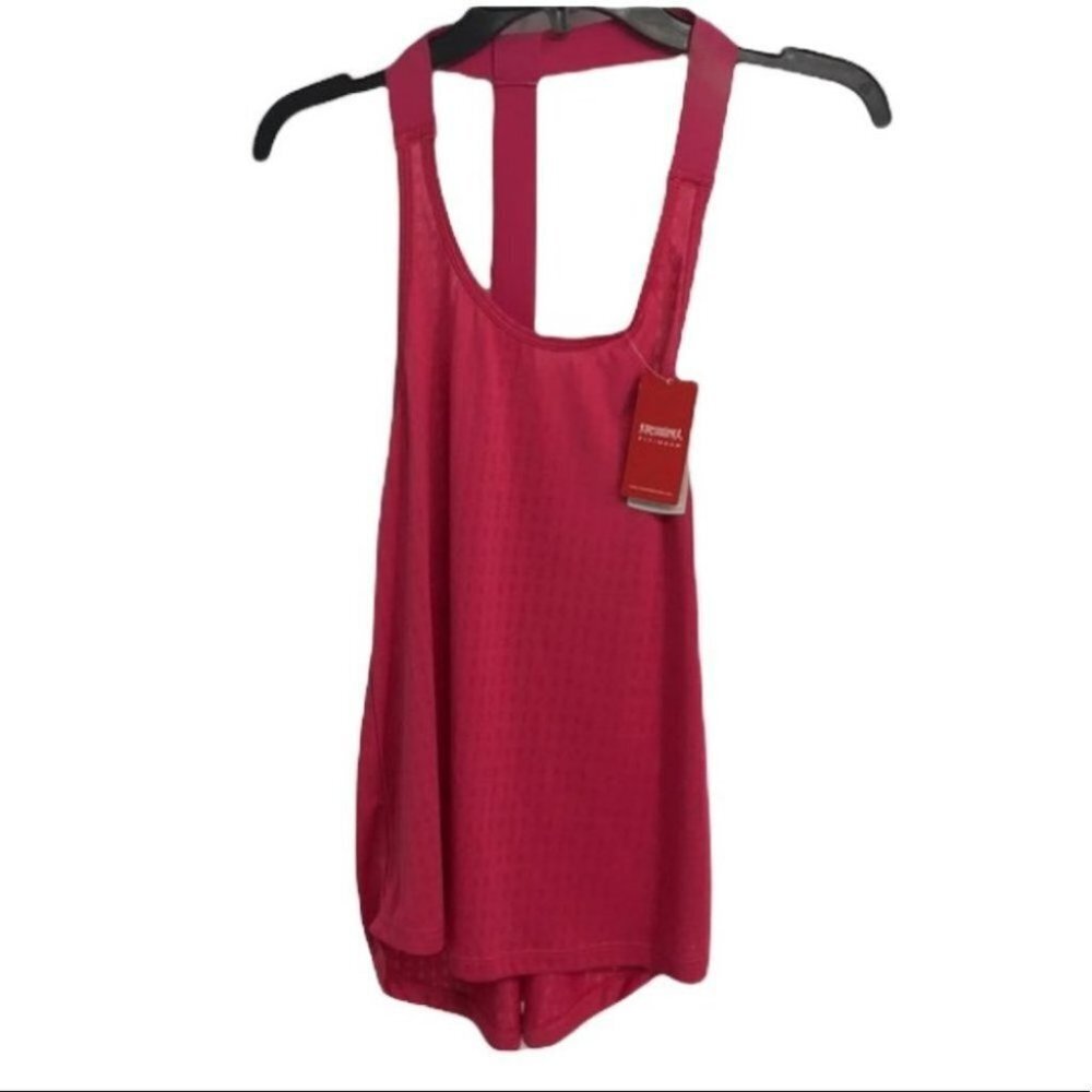 NWT Running Room racerback hot pink tank top small